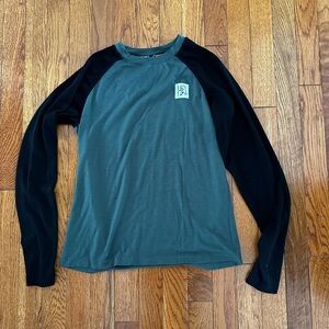 Chromag Merino Long Sleeve Jersey  - Sage Green & Black